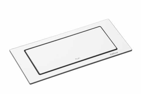 HKT EVOline Backflip dugalj festett fehér színű 2x230Vdugalj+1USB