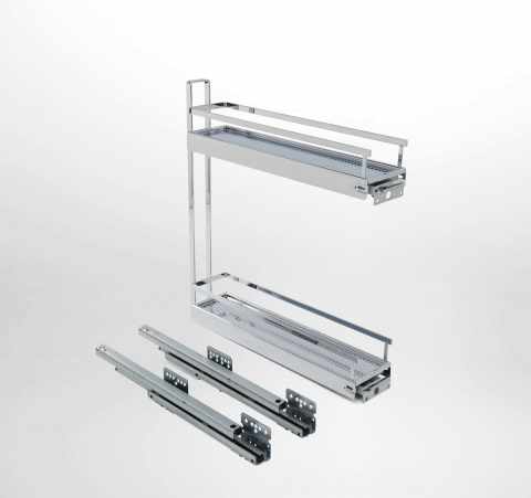 Kesseböhmer No.15 Style 3D állítási lehetőség 2 polcos Chrome (régi cikkszám)