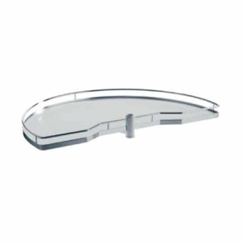 Kesseböhmer 1/2 körvasalat szett 900mm ARENAplus classic Chrome/Icewhite 2 polcos
