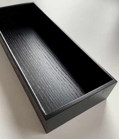 Kesseböhmer Mosaiq Fineline fiókbetét -téglalap-Kőris fekete festett