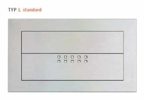 Form-orange, E-motion Standard L-es méretű egyszárnyas fogantyú matt fehér kivitel