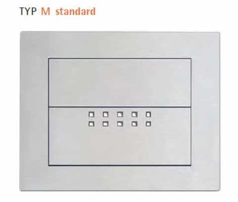 Form-orange, E-motion Standard M-es méretű egyszárnyas fogantyú matt fehér kivitel