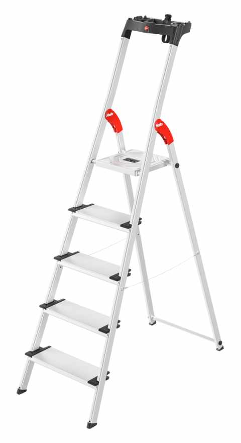 HAILO L80 Comfortline összecsukható aluminium létra 5 lépcsős