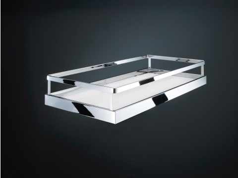 Kesseböhmer MagicCorner tálca szett 4 db ARENAplus style chrome/icewhite