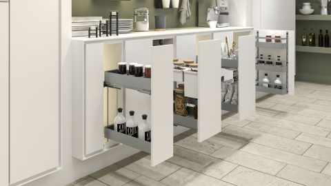 Kesseböhmer K-Line DISPENSA tálca 400mm silver VPE:2