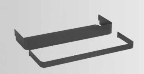 Kesseböhmer K-Line Side tálca korláttal anthracite