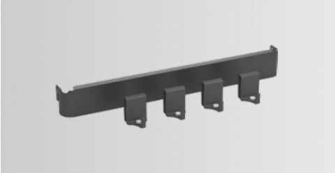 Kesseböhmer K-Line Side 4 akasztós sín anthracite