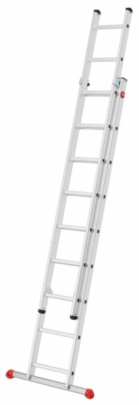 HAILO S80 PROFISTEP DUO kétágú alumínium létra 2x9 lépcsős