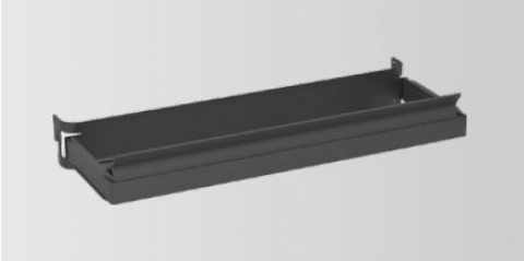 Kesseböhmer K-Line Side ROLLINERO papírtörlő tartó szakítás segítővel 350x145x70mm silver