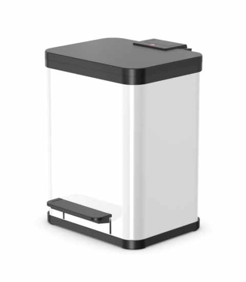 HAILO Öko duo Plus M pedálos szelektív  hulladékgyüjtő fehér