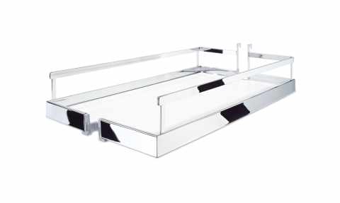 Kesseböhmer DISPENSA tálca 200mm ARENAplus style Chrome/Icewhite VPE: 2