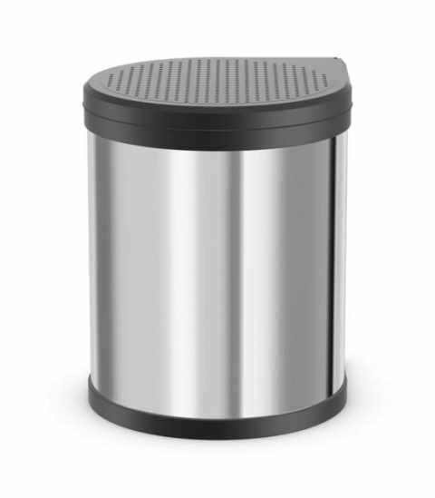 HAILO Compact-Box M ajtóra szerelhető szemetes rozsdamentes acél