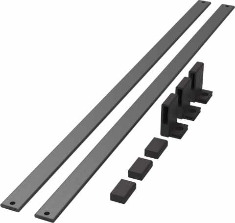 Kesseböhmer CONERO cipőtartó korlát szett szélesség: 1114 mm fekete