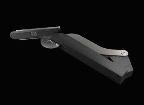 Kesseböhmer FREEspace C típusú felnyíló vasalat anthracite/nickel SA