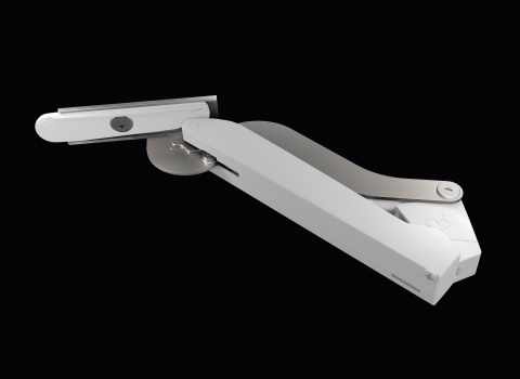 Kesseböhmer FREEspace E típusú felnyíló vasalat white/nickel SA