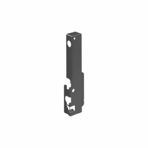 Hettich Atira hátfalrögzítő magasság 144 mm jobbos antracit